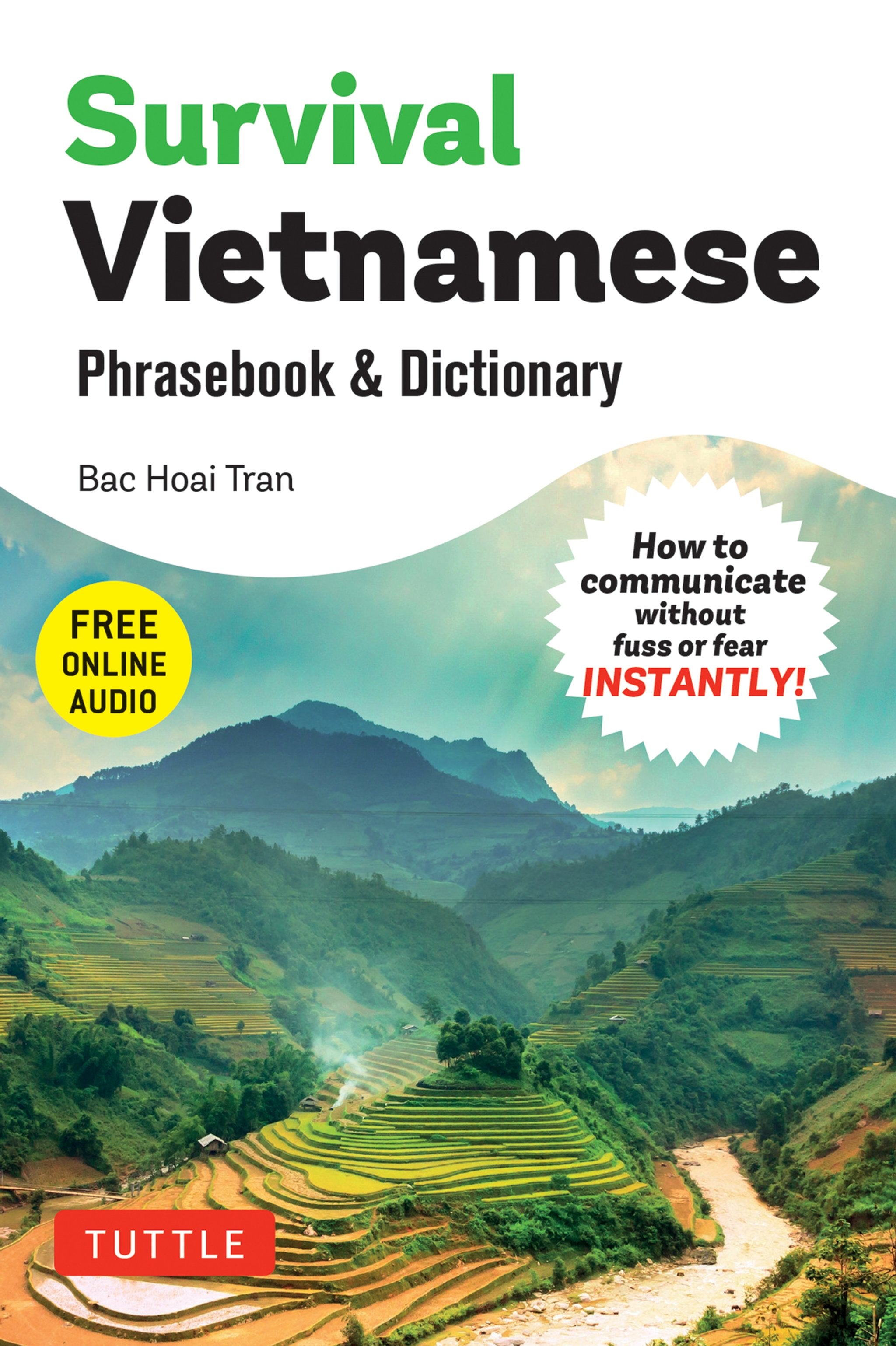 Cover image for Survival Vietnamese Phrasebook & Dictionary ISBN 9780804859028